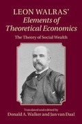 Cover: Leon Walras: Elements of Theoretical Economics - Cambridge University Press