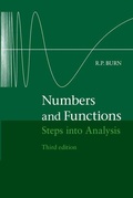 Cover: Numbers and Functions - Cambridge University Press