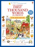 Cover: First Thousand Words in French Sticker Book - Usborne Publishing Ltd