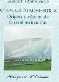 Abbildung von: Química atmosférica : origen y efectos de la contaminación - Miraguano Ediciones