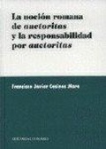 Abbildung von: La noción romana de auctoritas y la responsabilidad por auctoritas - Editorial Comares