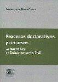 Abbildung von: Procesos declarativos y recursos - Editorial Comares