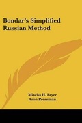 Cover: Bondar's Simplified Russian Method - Kessinger Publishing