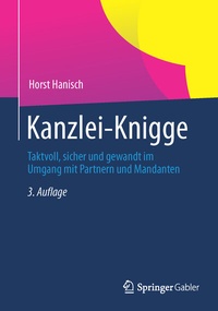 Abbildung von: Kanzlei-Knigge - Springer Gabler