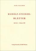 Cover: Rudolf-Steiner-Bl&auml;tter Nr. 3/4 - Verlag Fornasella