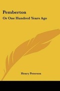 Cover: Pemberton - Kessinger Publishing