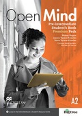 Cover: Open Mind British edition Pre-Intermediate Level Student's Book Pack Premium - Macmillan Education