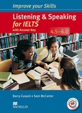 Cover: Improve Your Skills: Listening & Speaking for IELTS 4.5-6.0 Student's Book with key & MPO Pack - Macmillan Education