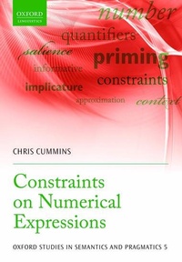 Enlarge image Cover: Constraints on Numerical Expressions - Oxford University Press