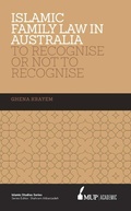 Cover: ISS 16 Islamic Family Law in Australia - Melbourne University Press