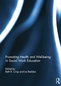 Cover: Promoting Health and Well-being in Social Work Education - Routledge