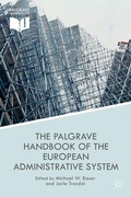 Cover: The Palgrave Handbook of the European Administrative System - Palgrave Macmillan