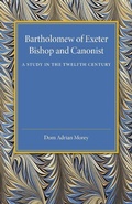 Cover: Bartholomew of Exeter - Cambridge University Press