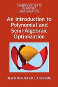 Cover: An Introduction to Polynomial and Semi-Algebraic Optimization - Cambridge University Press