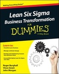 Cover: Lean Six Sigma Business Transformation For Dummies - Wiley