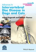 Cover: Advances in Intervertebral Disc Disease in Dogs and Cats - Wiley-Blackwell