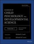 Cover: Handbook of Child Psychology and Developmental Science, Volume 3, Socioemotional Processes - Wiley