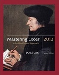 Cover: Mastering Excel 2013 - Pearson