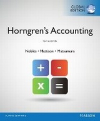 Abbildung von: Horngren's Accounting Access Card, Global Edition - Pearson Education Limited