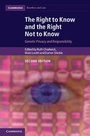 Cover: The Right to Know and the Right Not to Know - Cambridge University Press