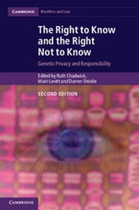 Enlarge image Cover: The Right to Know and the Right Not to Know - Cambridge University Press