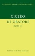 Cover: Cicero: De Oratore Book III - Cambridge University Press