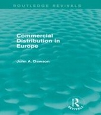 Enlarge image Cover: Commercial Distribution in Europe (Routledge Revivals) - Routledge