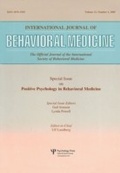 Cover: An Exploration of the Health Benefits of Factors That Help Us to Thrive - Psychology Press Ltd