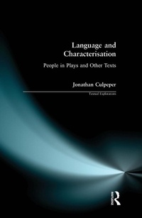 Abbildung von: Language and Characterisation - Routledge