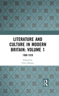 Cover: Literature and Culture in Modern Britain: Volume 1 - Routledge