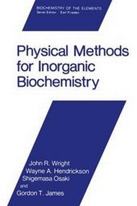 Enlarge image Cover: Physical Methods for Inorganic Biochemistry - Springer
