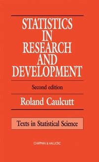 Abbildung von: Statistics in Research and Development - Chapman & Hall/CRC