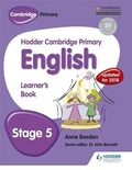 Cover: Hodder Cambridge Primary English: Learner's Book Stage 5 - Hodder Education