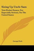 Cover: Sizing Up Uncle Sam - Kessinger Publishing