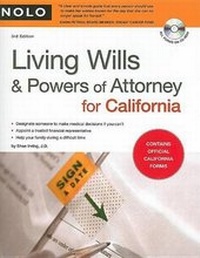 Abbildung von: Living Wills & Powers of Attorney for California - NOLO