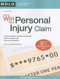 Enlarge image Cover: How to Win Your Personal Injury Claim - NOLO