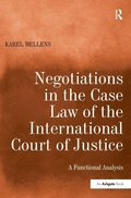 Cover: Negotiations in the Case Law of the International Court of Justice - Routledge