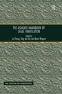Cover: The Ashgate Handbook of Legal Translation - Routledge