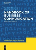 Cover: Handbook of Business Communication - De Gruyter Mouton