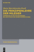 Cover: Die Prinzipienlehre der Milesier - De Gruyter