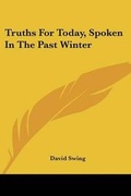 Cover: Truths for Today, Spoken in the Past Winter - Kessinger Publishing