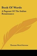 Cover: Book Of Words - Kessinger Publishing