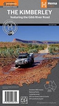 Abbildung von: Kimberley-(Gibb River Road) GPS (r) r/v wp hema:N07/2016 - Hema Maps Pty.Ltd