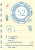 Cover: The 52 List - Stellar Books LLP