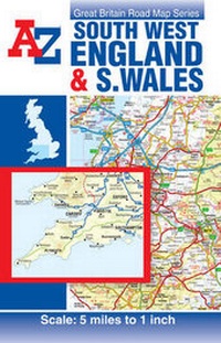 Abbildung von: South West England and South Wales Road Map - Geographers' A-Z Map Co Ltd