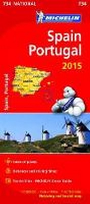 Abbildung von: Spain & Portugal Map 2015 - Michelin Editions des Voyages
