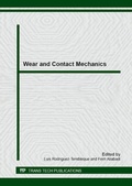 Cover: Wear and Contact Mechanics - Trans Tech Publications Ltd