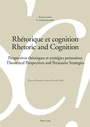 Cover: Rhétorique et cognition - Rhetoric and Cognition - Peter Lang Verlag