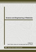 Cover: Science and Engineering of Materials - Trans Tech Publications Ltd