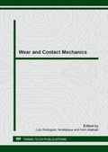 Cover: Wear and Contact Mechanics - Trans Tech Publications Ltd